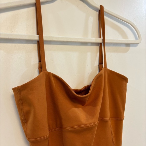 WELLBEING & BEINGWELL flow well fleur burnt orange jumpsuit NWOT - Picture 3 of 5